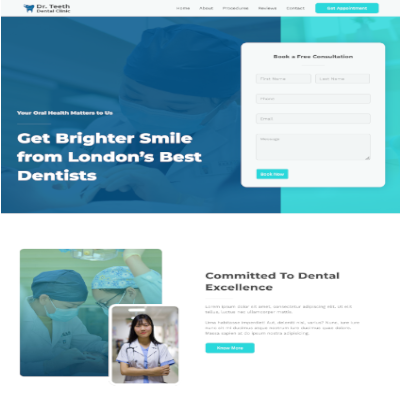 Plantilla dentist clinic